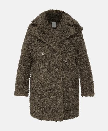 Faux fur coat