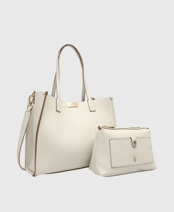 Shopper and cosmetic bag set Carnation