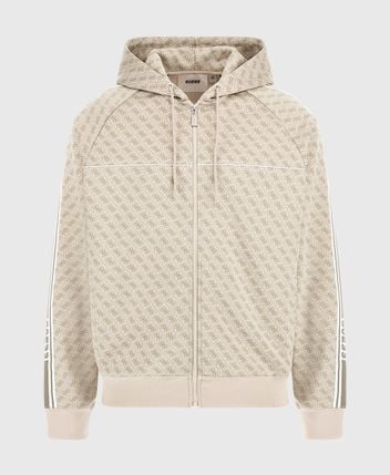 Hooded sweat jacket