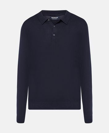 Long-sleeved polo shirt