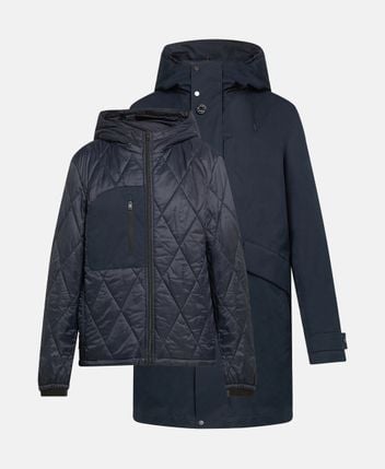 Double-layered coat