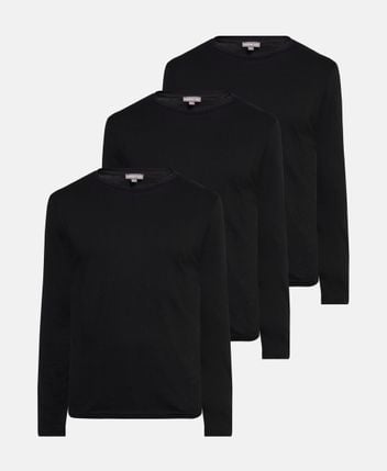 Long-sleeved top, pack of 3