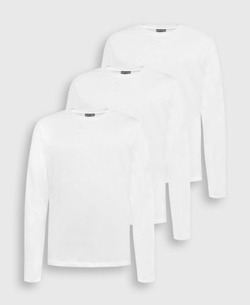 Long-sleeved top, pack of 3