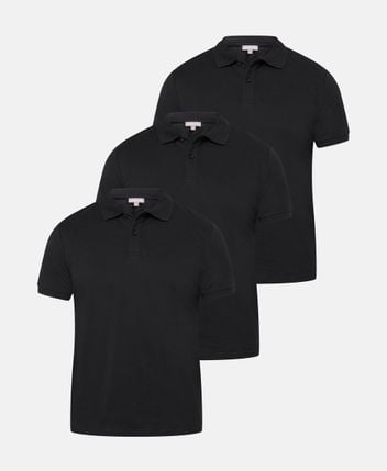 Polo shirts, pack of 3