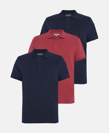 Polo shirts, pack of 3