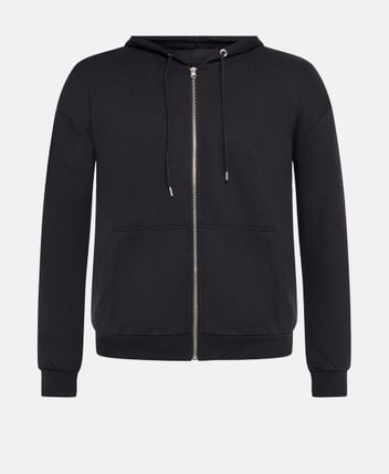 Hooded sweat jacket