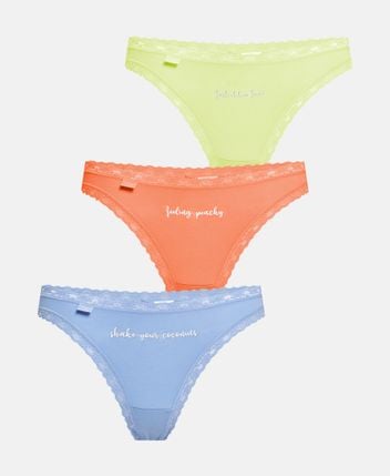 Thong, pack of 3