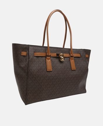 Leather shopper