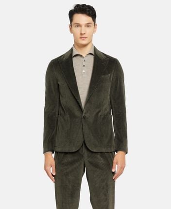 Corduroy suit jacket