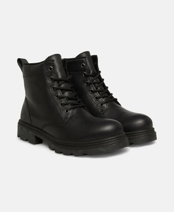 Lace-up ankle boot