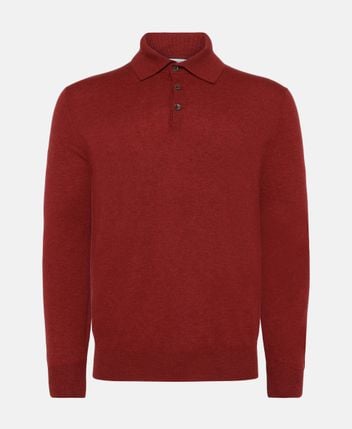 Cashmere polo shirt