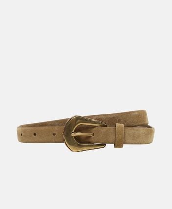 Leather belt