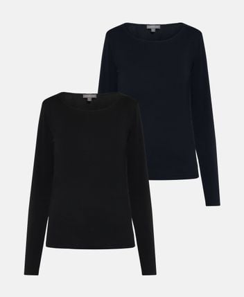 Long-sleeved top, pack of 2