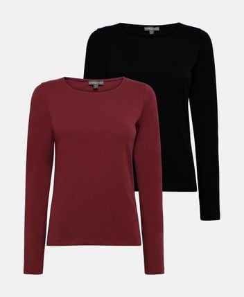 Long-sleeved top, pack of 2