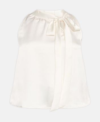 Tie-neck blouse