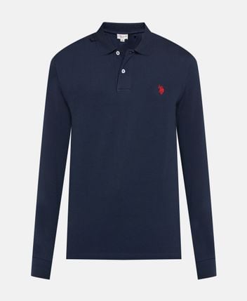 Long-sleeved polo shirt