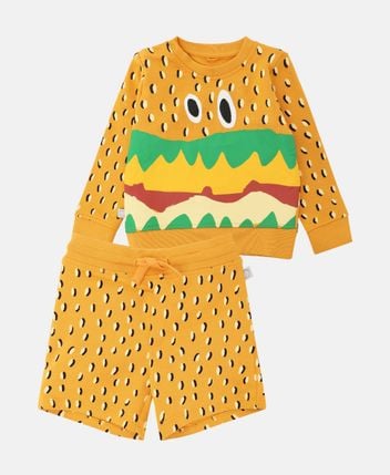 Sweatshirt and shorts set