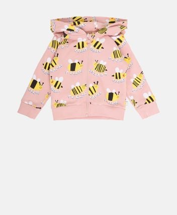 Hooded sweat jacket