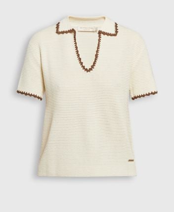 Knitted polo shirt