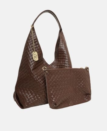 Leather shoulder bag Nicolina