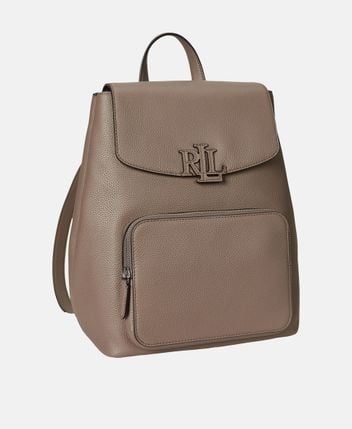 Leather backpack