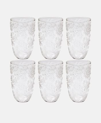 Water glasses, set of 6