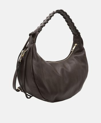 Leather shoulder bag