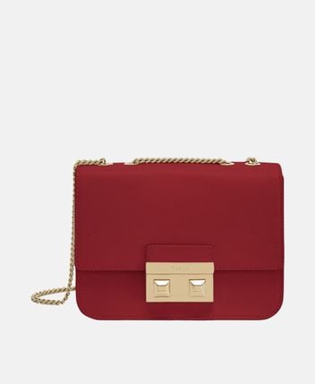 Leather shoulder bag Bella