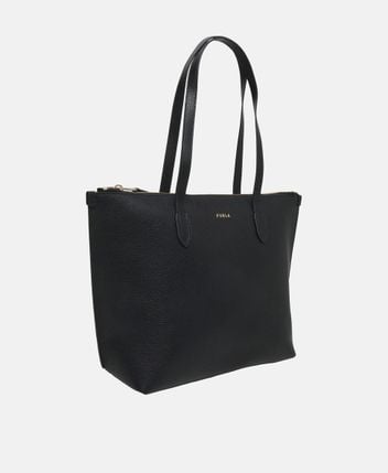 Leather shopper