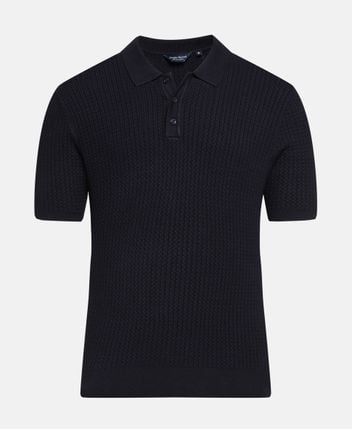 Knitted polo shirt