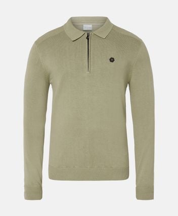 Knitted polo shirt