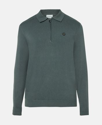 Knitted polo shirt