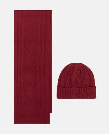 Hat and scarf set