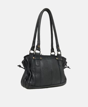 Leather shoulder bag Pcduria