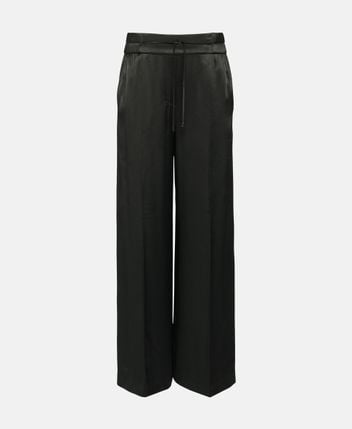 Satin trousers