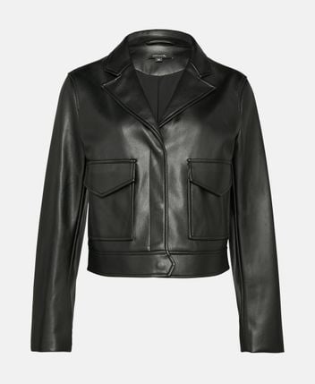 Leather-look jacket
