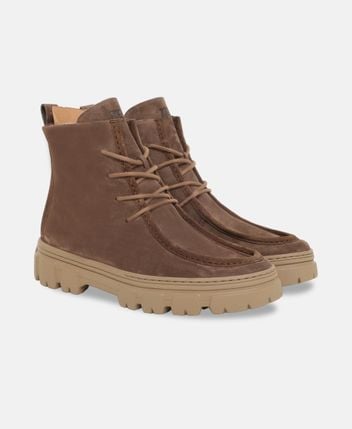 Lace-up ankle boot