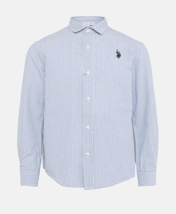 Linen-blend shirt