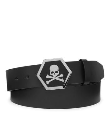 Leather belt