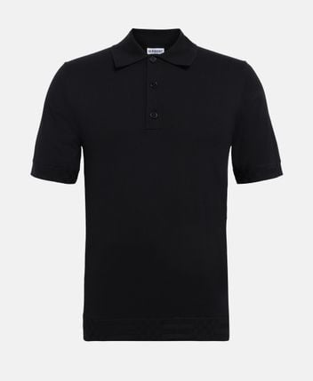 Knitted polo shirt