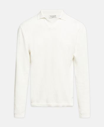 Knitted polo shirt