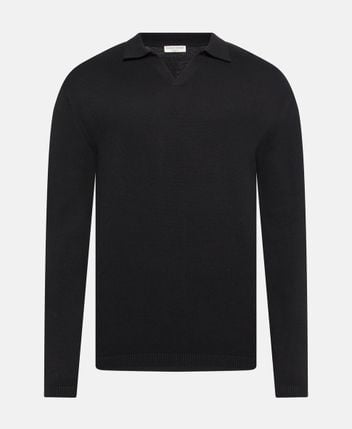 Knitted polo shirt
