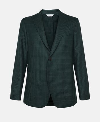 Wool-blend suit jacket