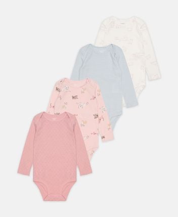 Long-sleeved body pack of 4