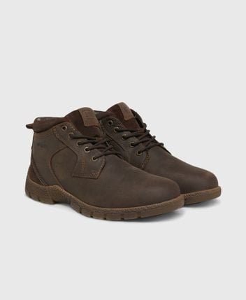 Lace-up ankle boot