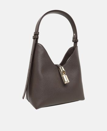 Leather shoulder bag
