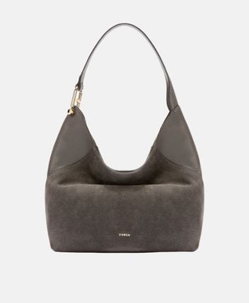 Leather shoulder bag