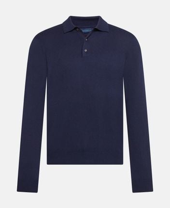 Knitted polo shirt