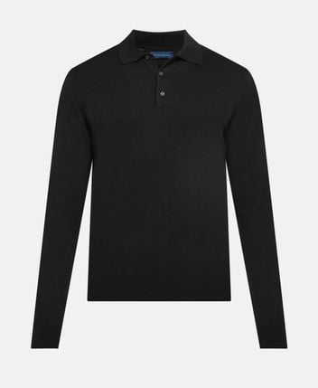 Knitted polo shirt