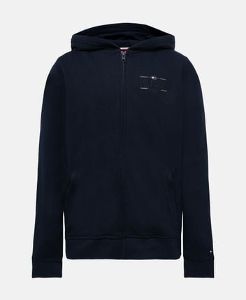Hooded sweat jacket